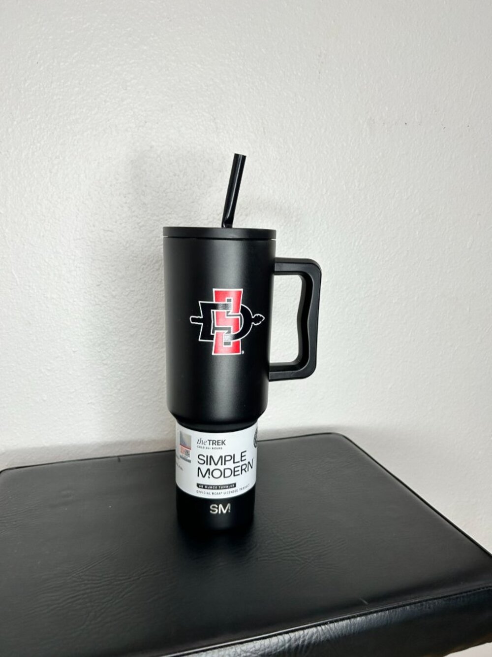 NWT NCAA San Diego State Aztecs Simple Modern Trek Tumbler - 40oz - Picture 2 of 5